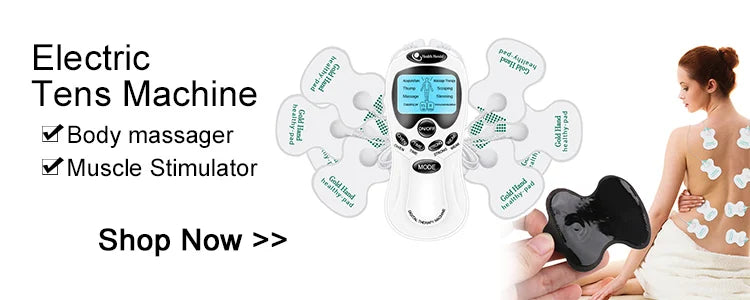 Physiotherapy Tens Equipment for Body Back Foot Massager Eletric Muscle Stimulator EMS Tens Machine Massage Tools Health Care